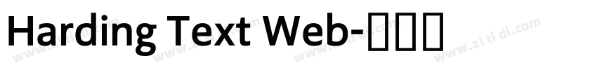 Harding Text Web字体转换 Harding Text Web字体转换